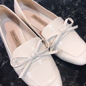 Patent Leather Nude Flats